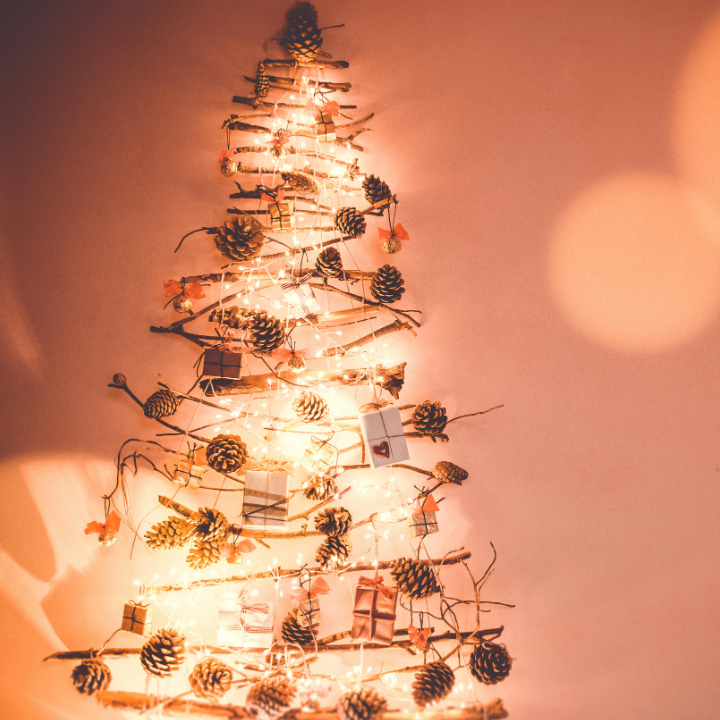 Árbol de Navidad de pared